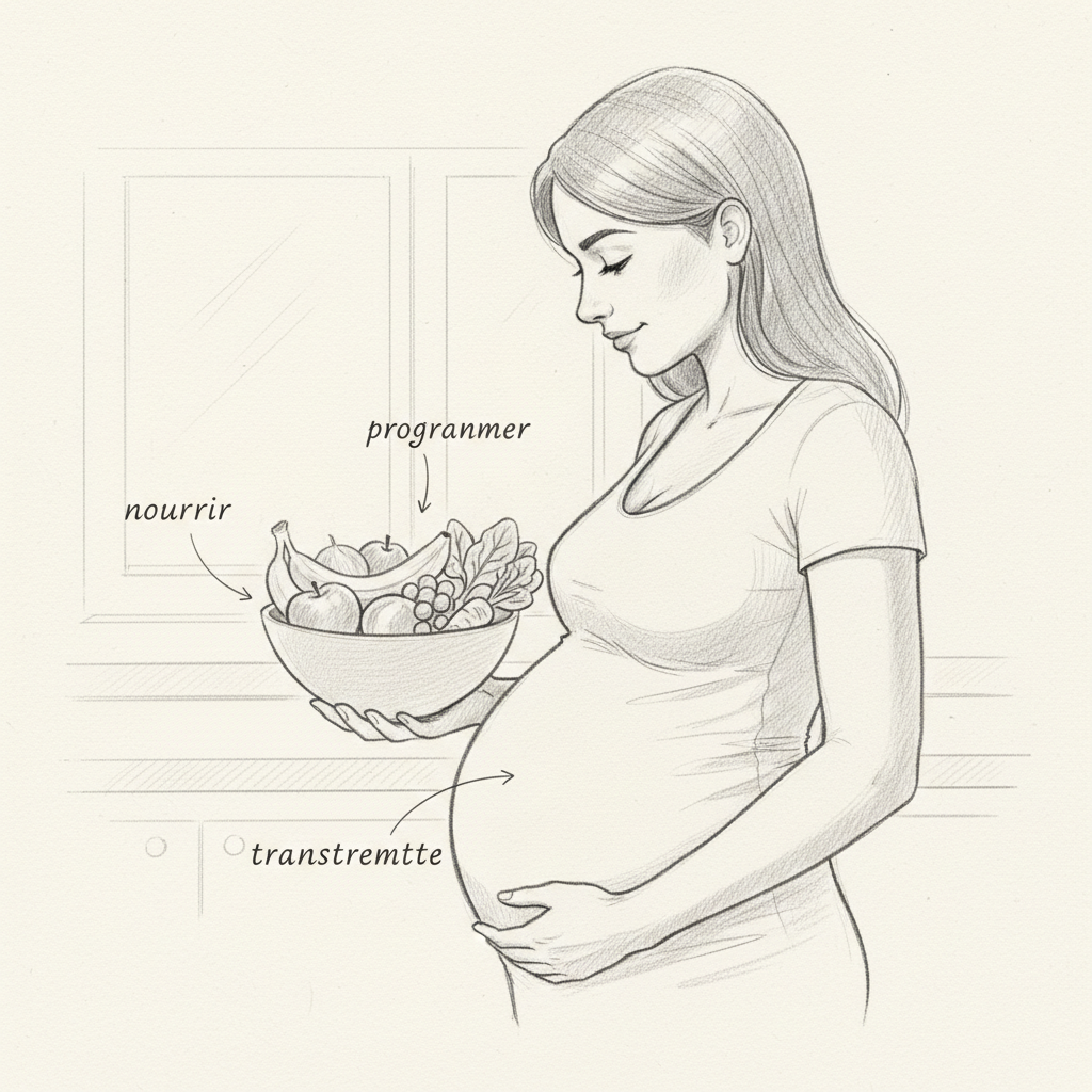 Alimentation et grossesse : ce que tu manges programme ton bébé