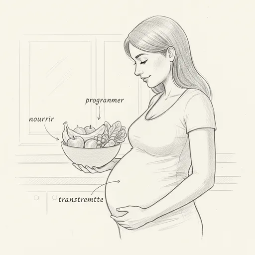 Alimentation et grossesse : ce que tu manges programme ton bébé
