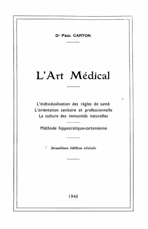 L'art médical