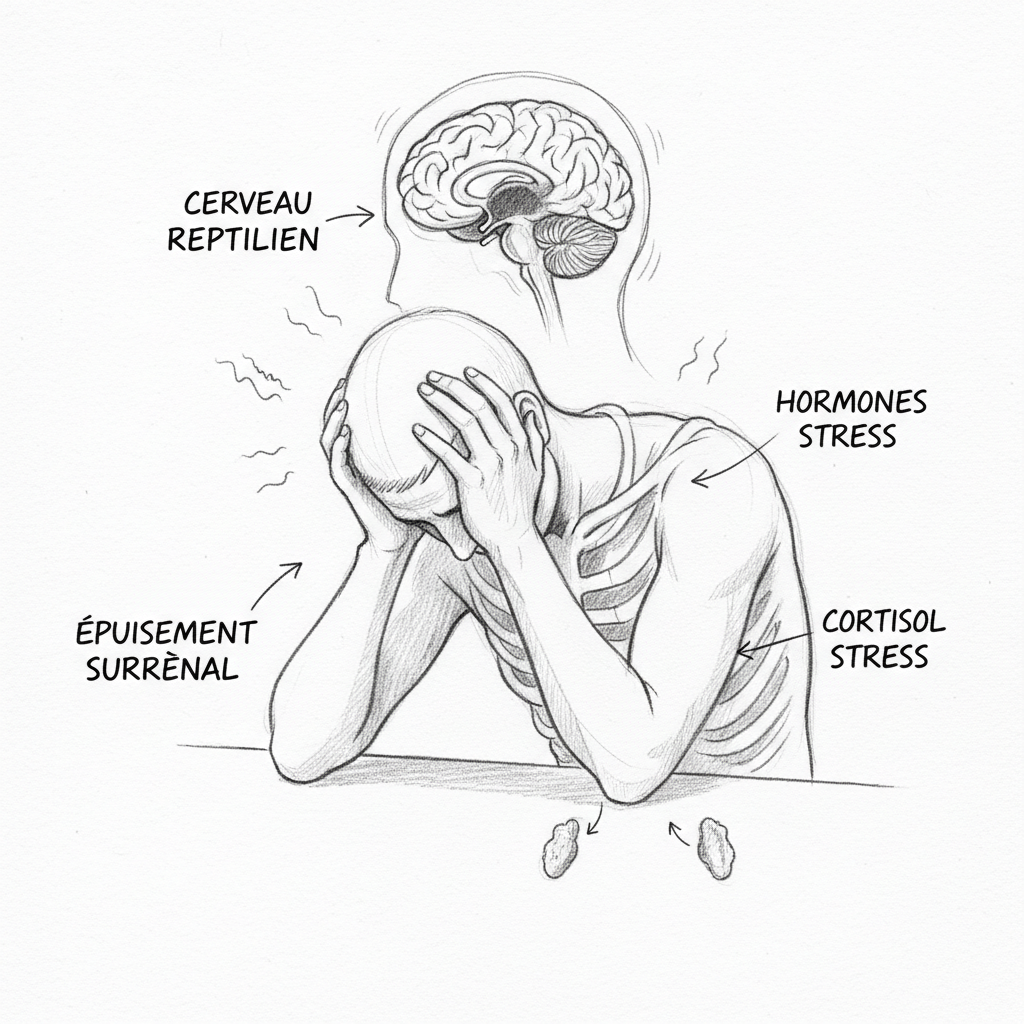 Burn-out : quand ton cerveau reptilien prend le contrôle