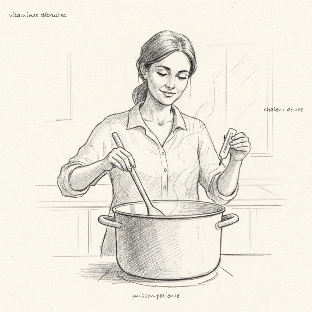 Cuisson douce : preserver les nutriments que la chaleur detruit