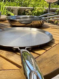 Crepes et galettes a l'inox : recettes saines sans antiadhesif