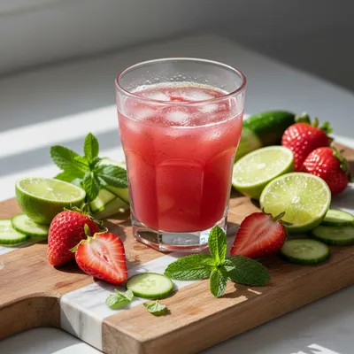 Le Mojito fraise virgin naturo