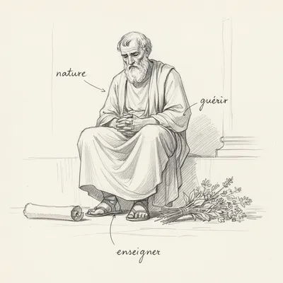 Hipócrates: los 5 pilares y los 4 temperamentos de la naturopatía