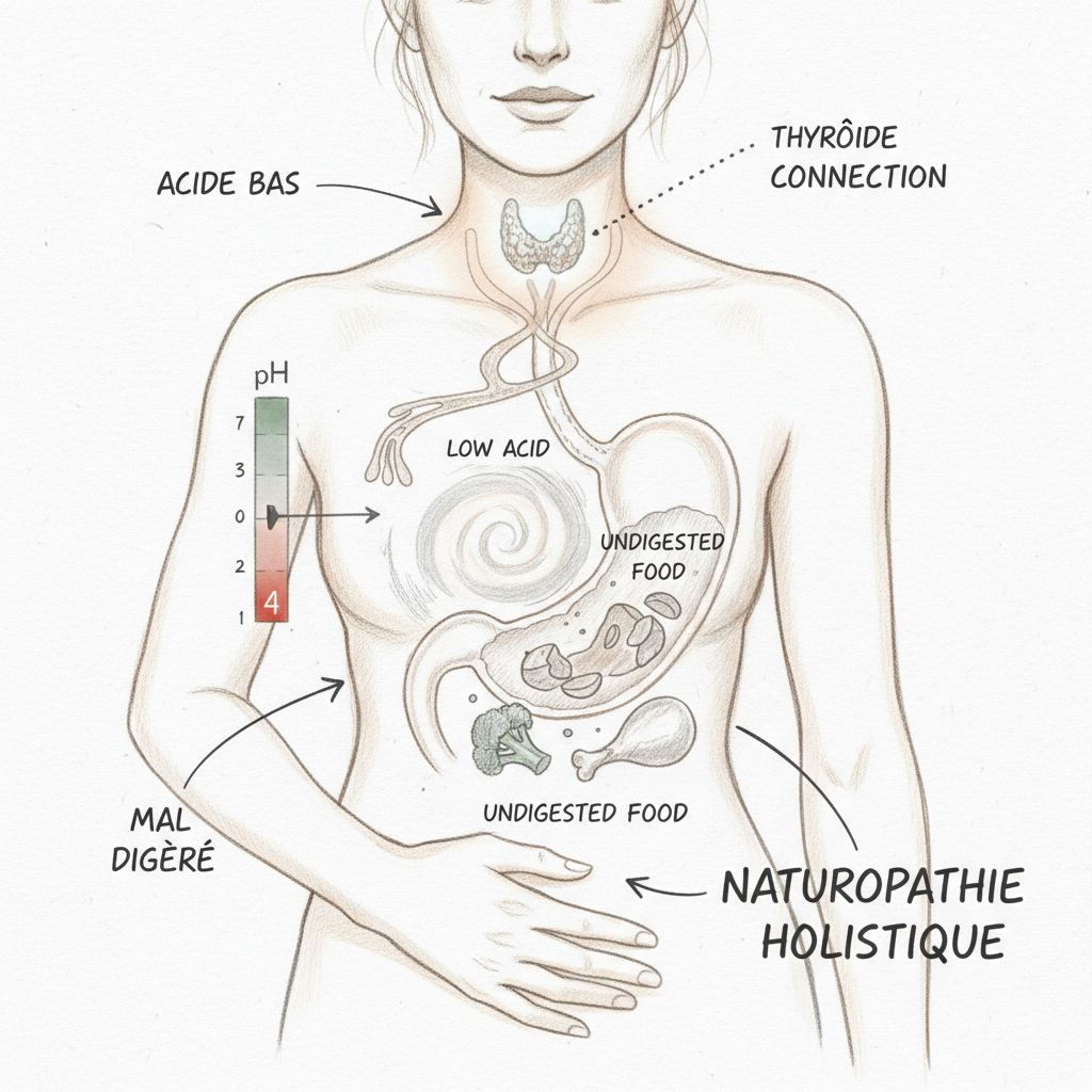 Hypochlorhydrie : quand ton estomac ne produit plus assez d'acide