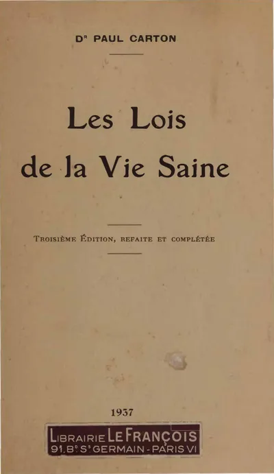 Les lois de la vie saine