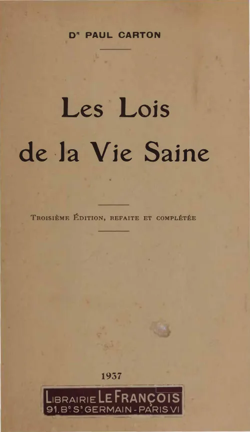 Les lois de la vie saine