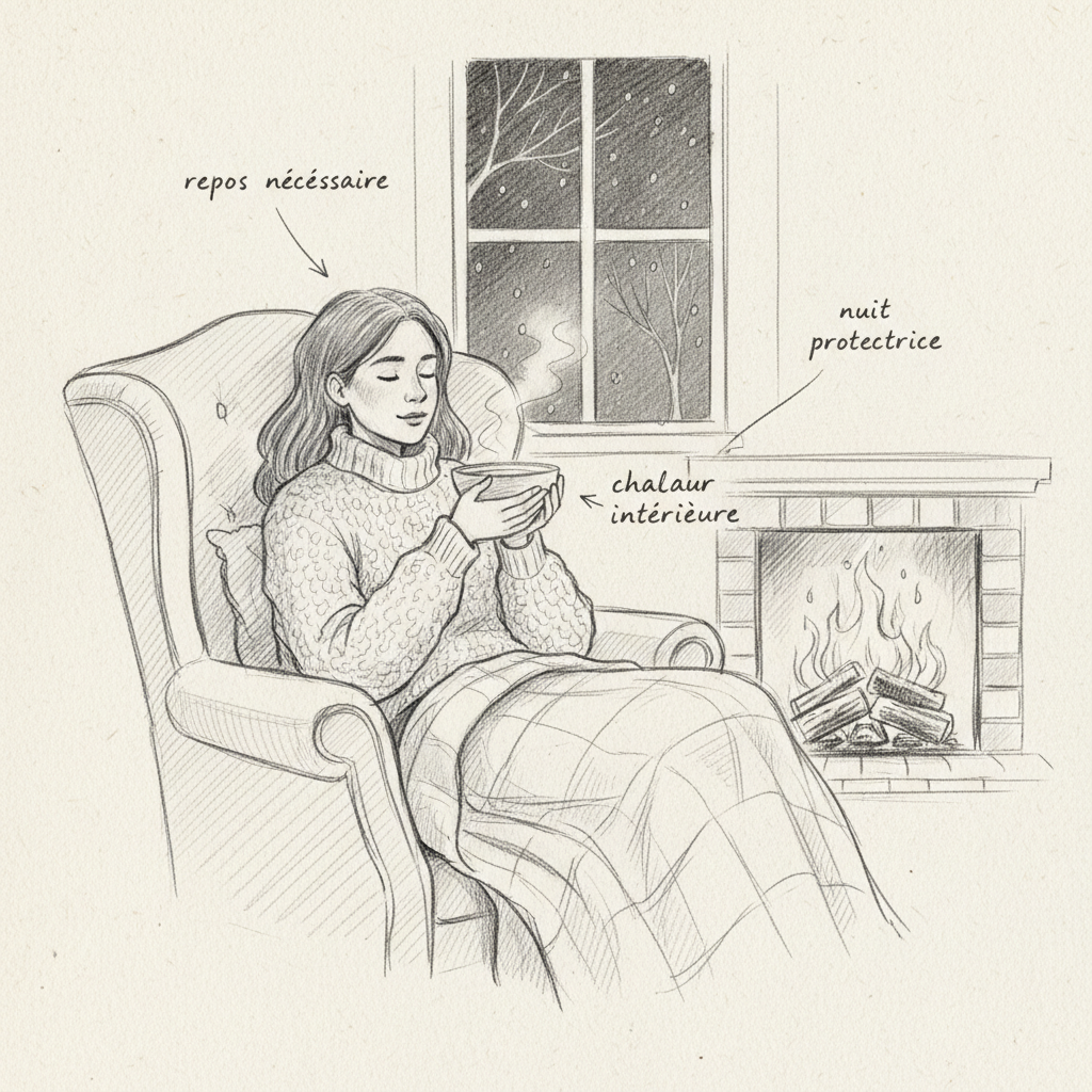 Naturopathie d'hiver : repos, restriction et immunite naturelle