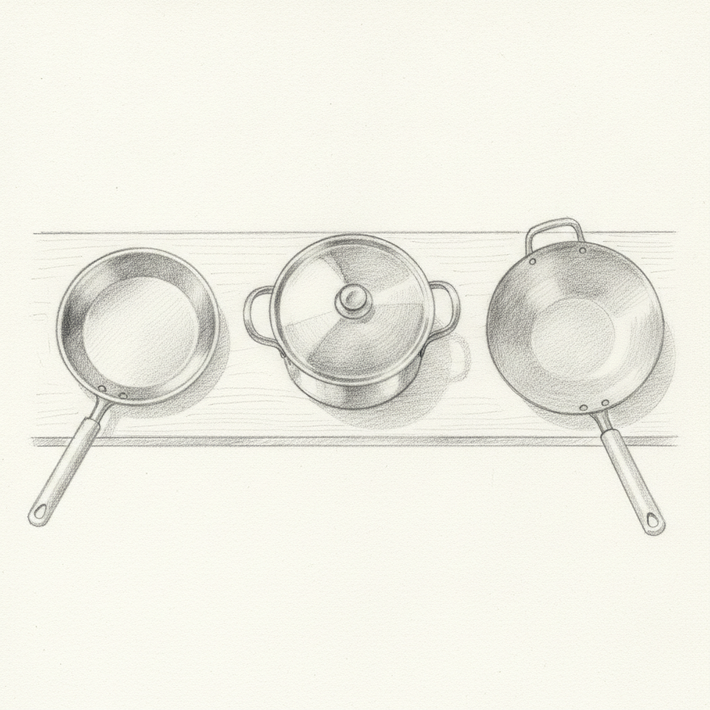 Poele, casserole, wok : quel ustensile en cuisine saine