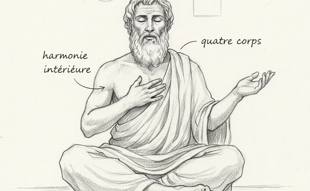 Pythagoras: the 4 bodies and harmony, foundation of naturopathy