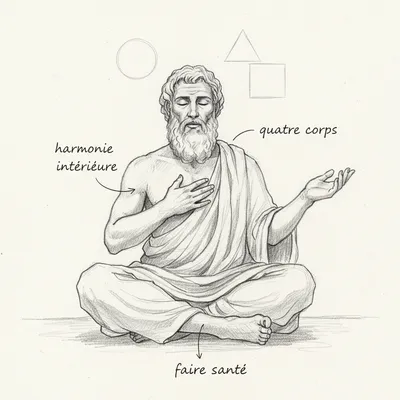 Pitágoras: los 4 cuerpos y la armonía, fundamento de la naturopatía