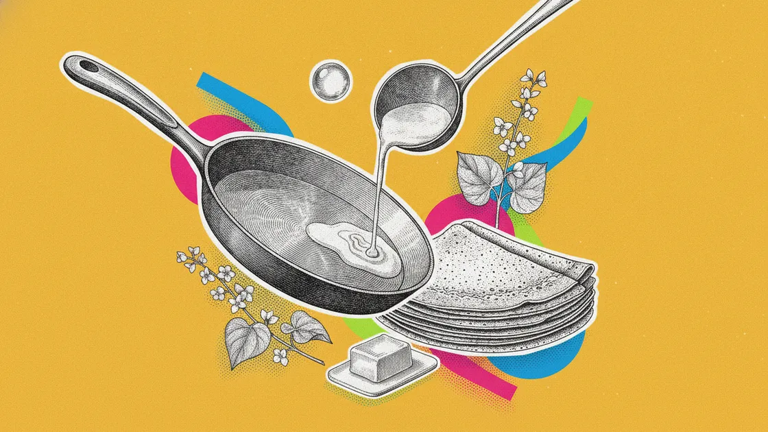 Crêpes et galettes à l'inox : recettes saines sans antiadhésif