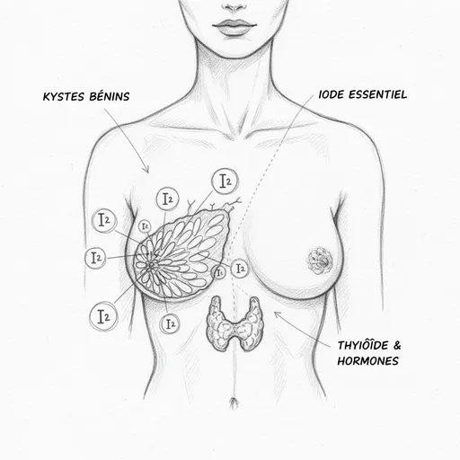 Seins fibrokystiques : le triangle thyroïde, iode et oestrogènes