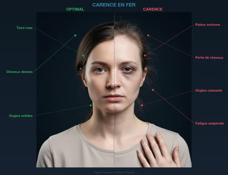Sémiologie : Carence en Fer