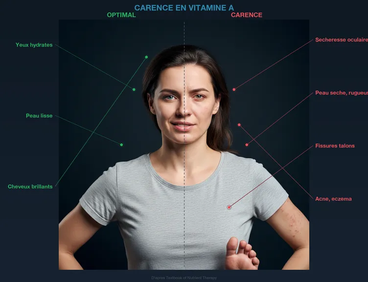 Sémiologie : Carence en Vitamine A