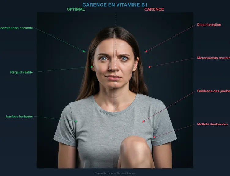 Sémiologie : Carence en Vitamine B1