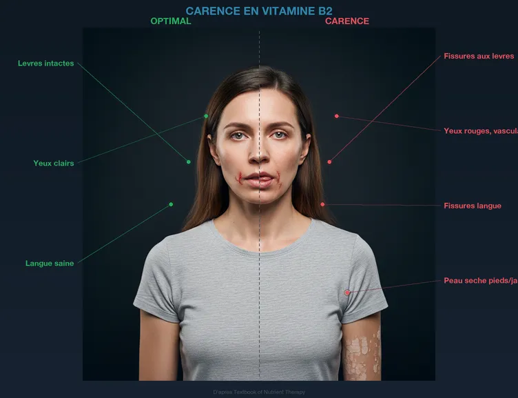 Sémiologie : Carence en Vitamine B2