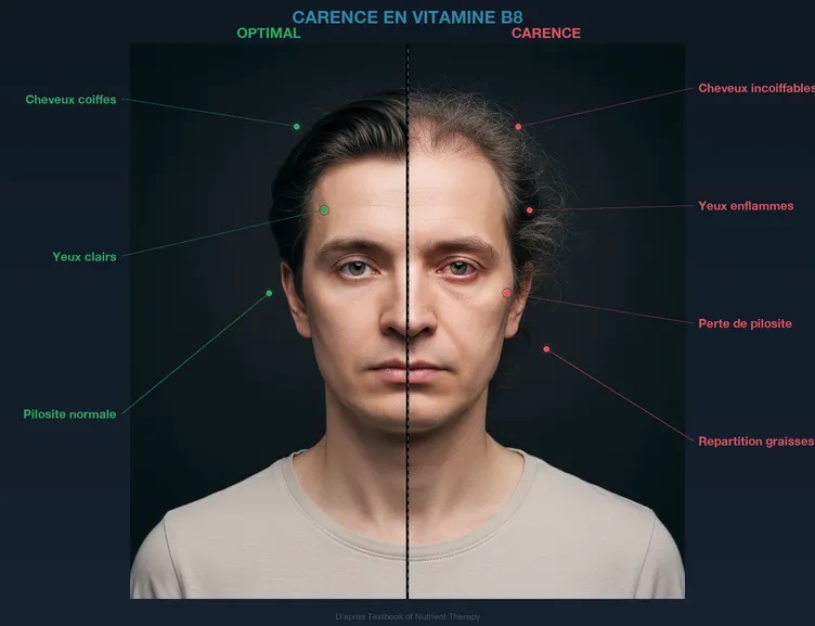 Sémiologie : Carence en Vitamine B8
