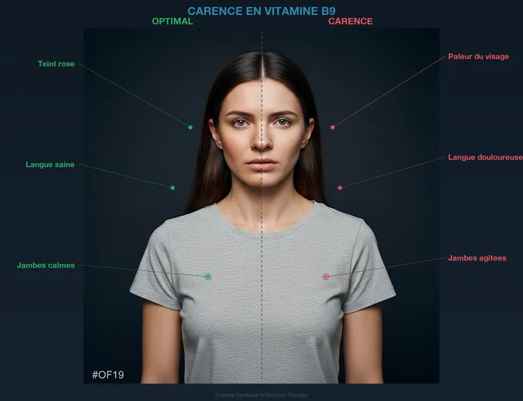 Sémiologie : Carence en Vitamine B9