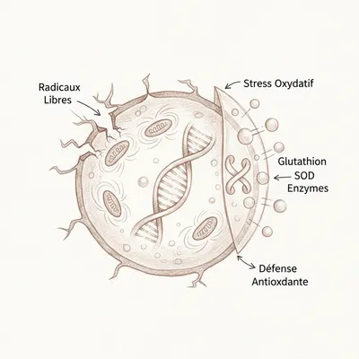 Estrés oxidativo: tus células se oxidan (y los antioxidantes del supermercado no cambian nada)