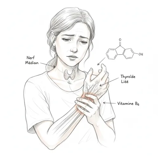 Syndrome du canal carpien : le signe thyroïdien que personne ne cherche