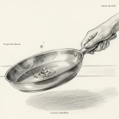 Cocinar en acero inoxidable sin que se pegue: la prueba de la gota de agua