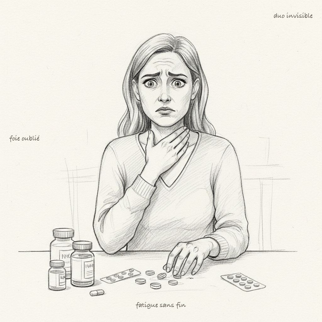 Thyroïde et foie : le duo que tu ignores et qui explique tout