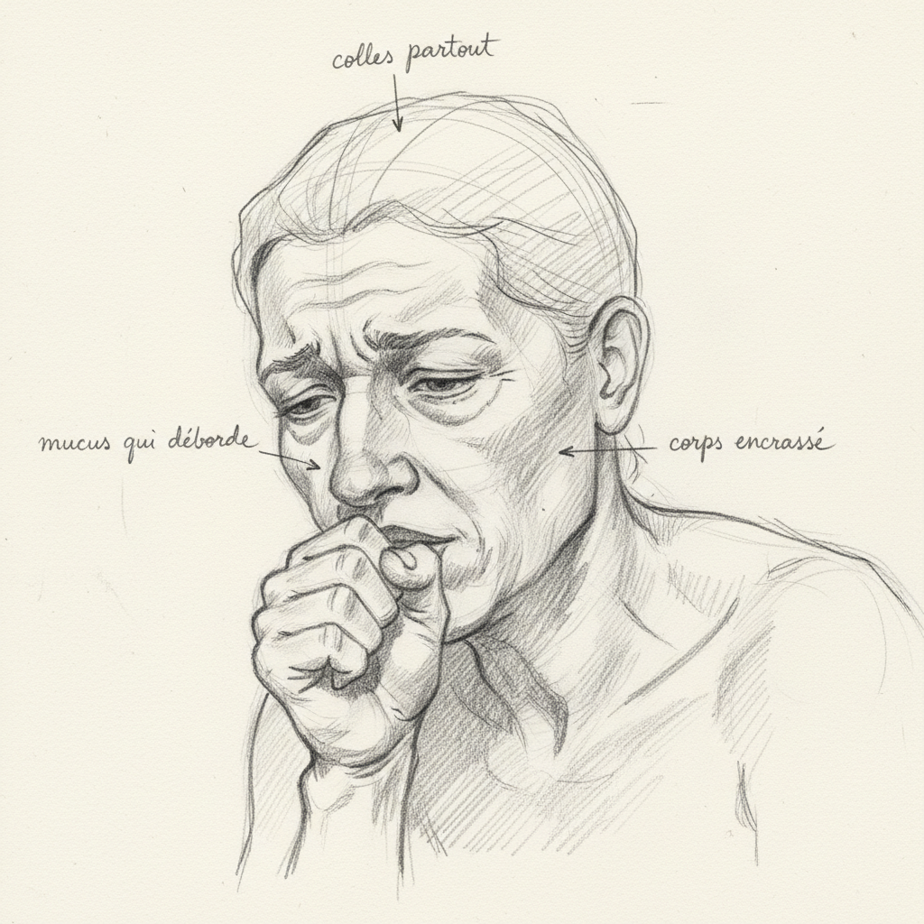 Toxémie colloïdale, quand le mucus, les glaires et les lipides encrassent ton corps