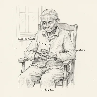 Envejecimiento celular: mitocondrias, glicosilación y sirtuínas