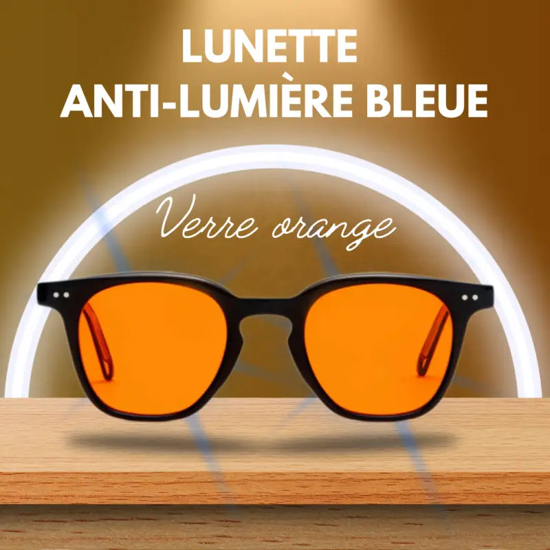 Lunettes anti-lumière bleue verres oranges : photo 1
