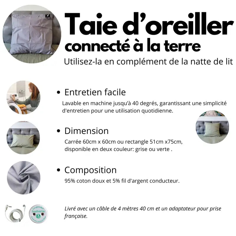 Taie d'oreiller de mise à la terre : photo 2