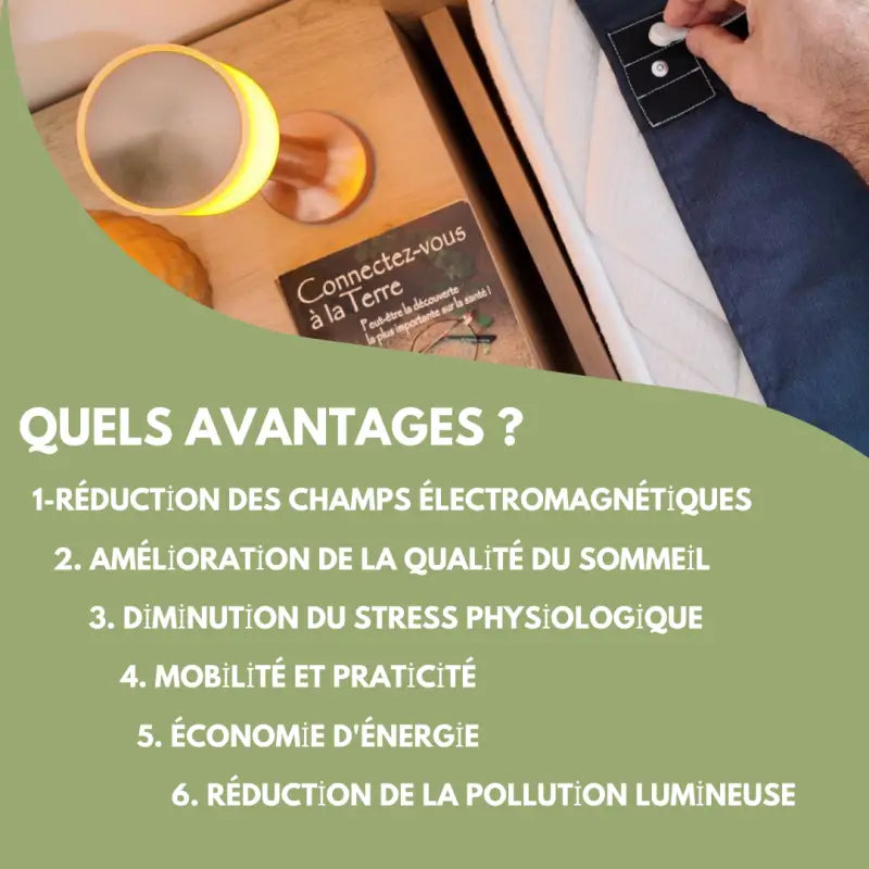 Terra-lampe de chevet rechargeable : photo 3