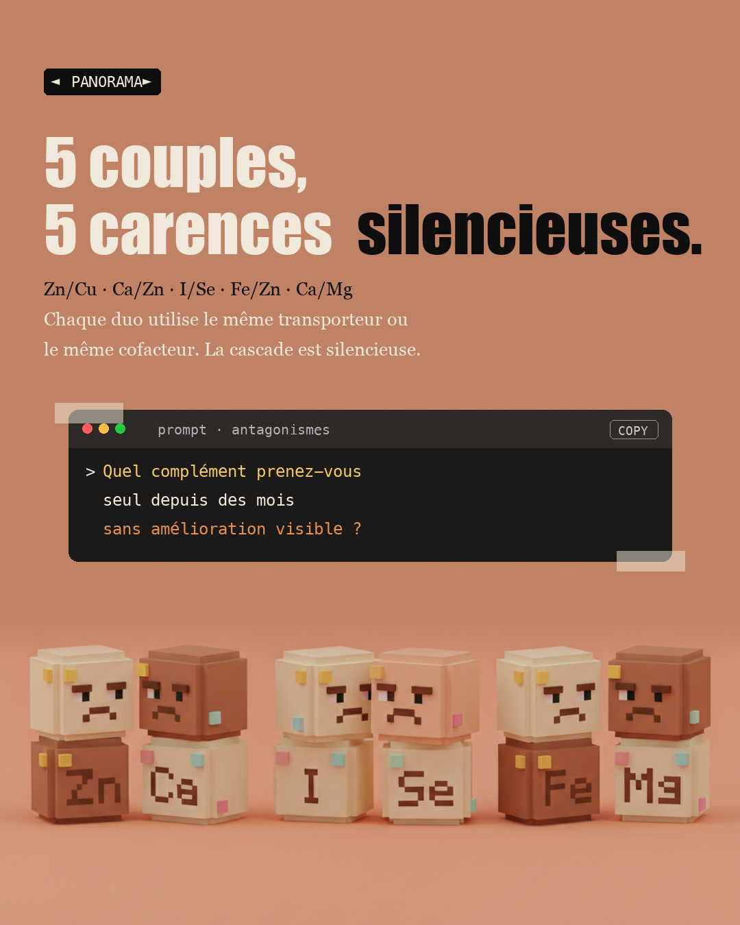 Antagonismes : quand deux nutriments s'annulent : Slide 7