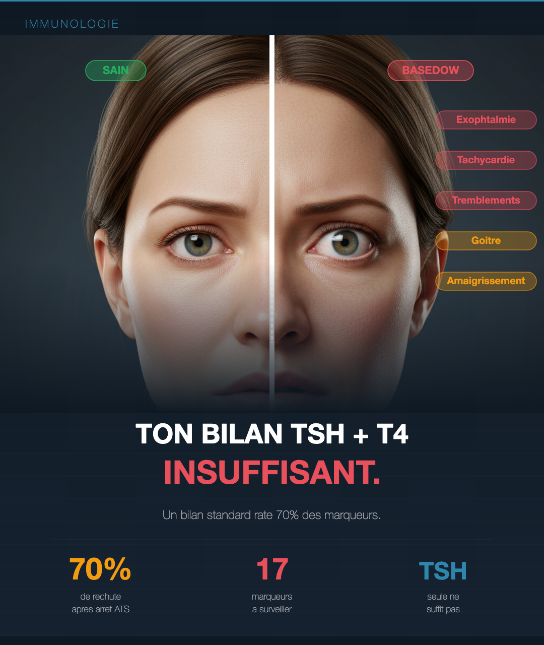 Basedow : lire un bilan thyroïdien complet