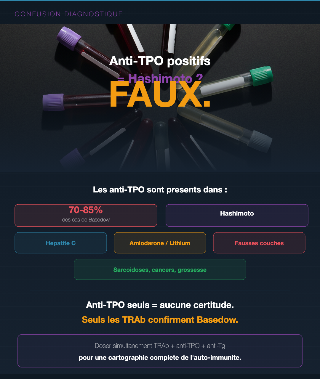 Basedow : lire un bilan thyroïdien complet : Slide 5