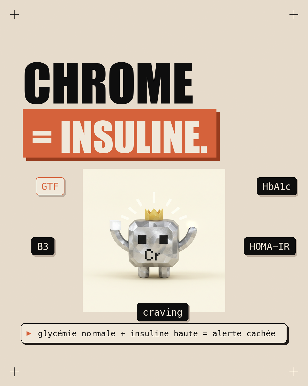 Chrome : l'oligo qui affine ta glycémie