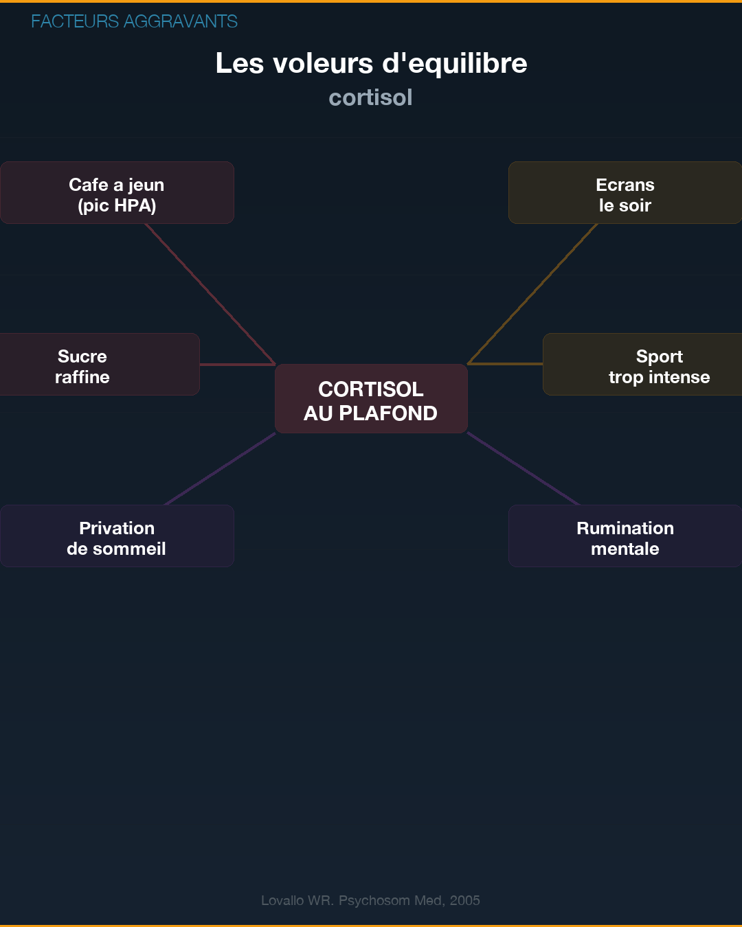 Cortisol : l'hormone qui te détruit à petit feu : Slide 7