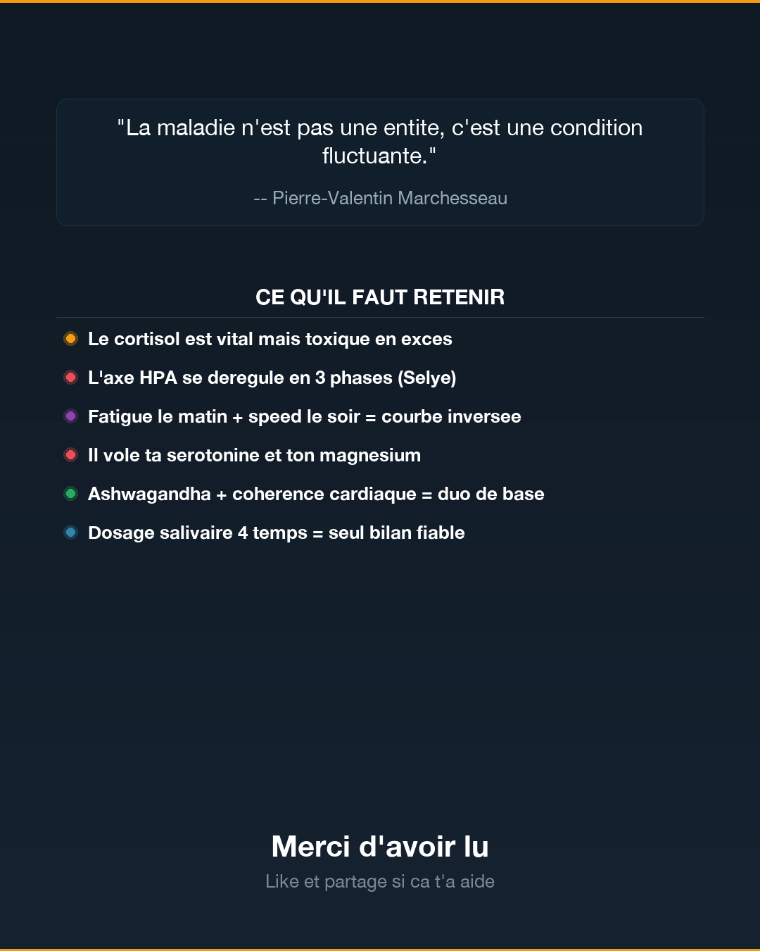 Cortisol : l'hormone qui te détruit à petit feu : Slide 10