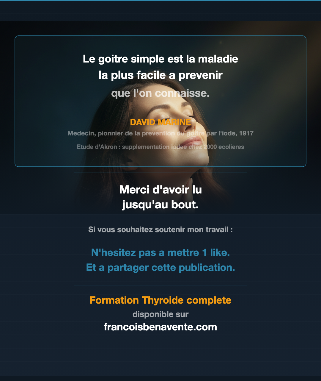 Goitre : ce que ta thyroïde qui gonfle raconte : Slide 10