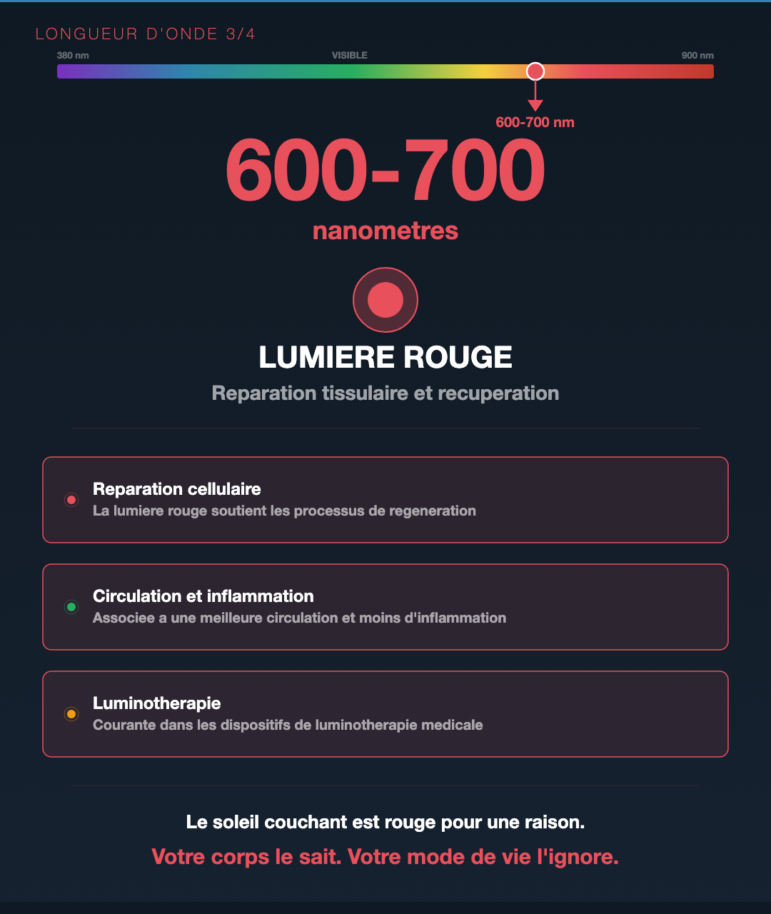 Lumière : le spectre qui répare (ou détruit) ton rythme : Slide 4