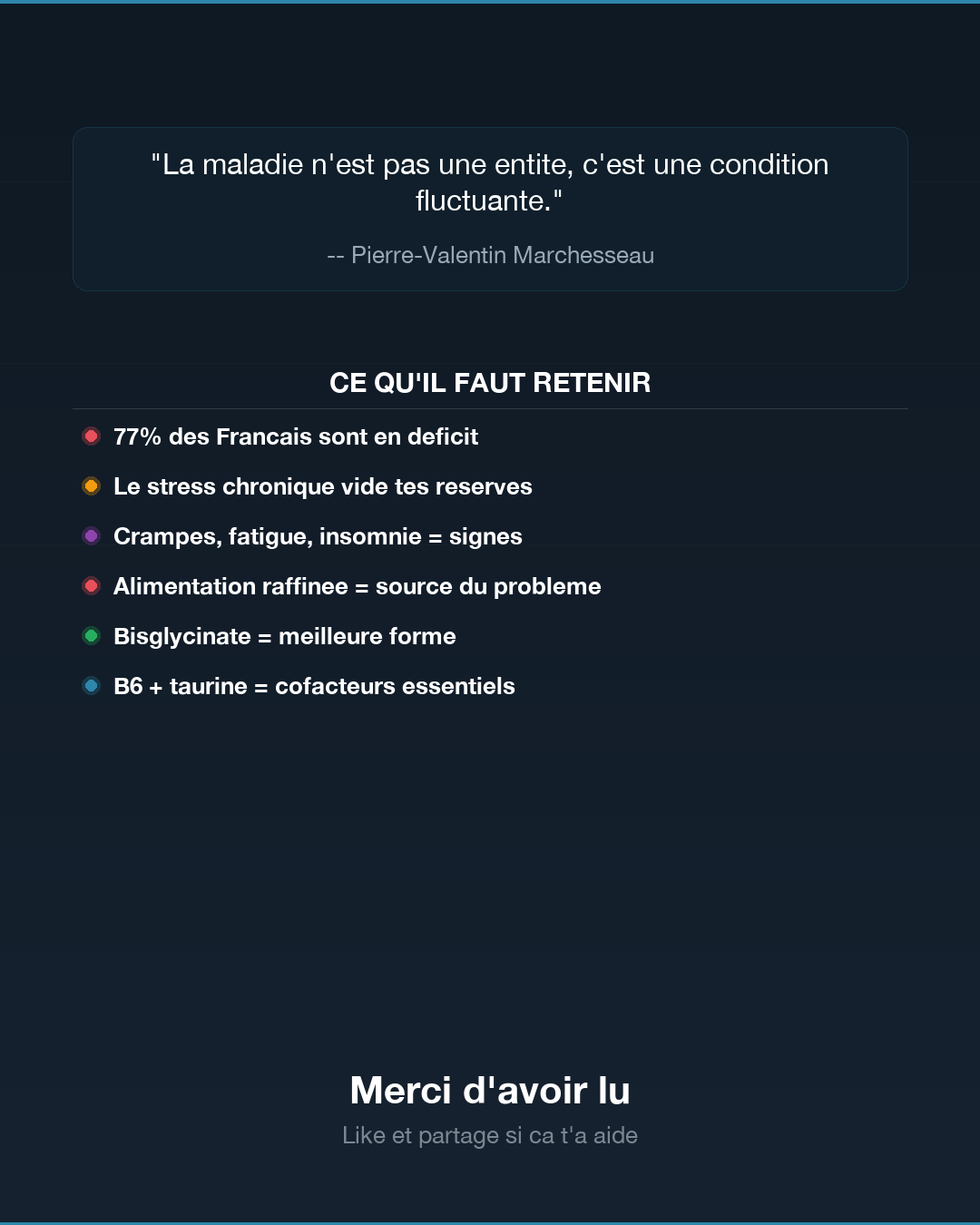 Magnésium : pourquoi tu es en carence : Slide 10