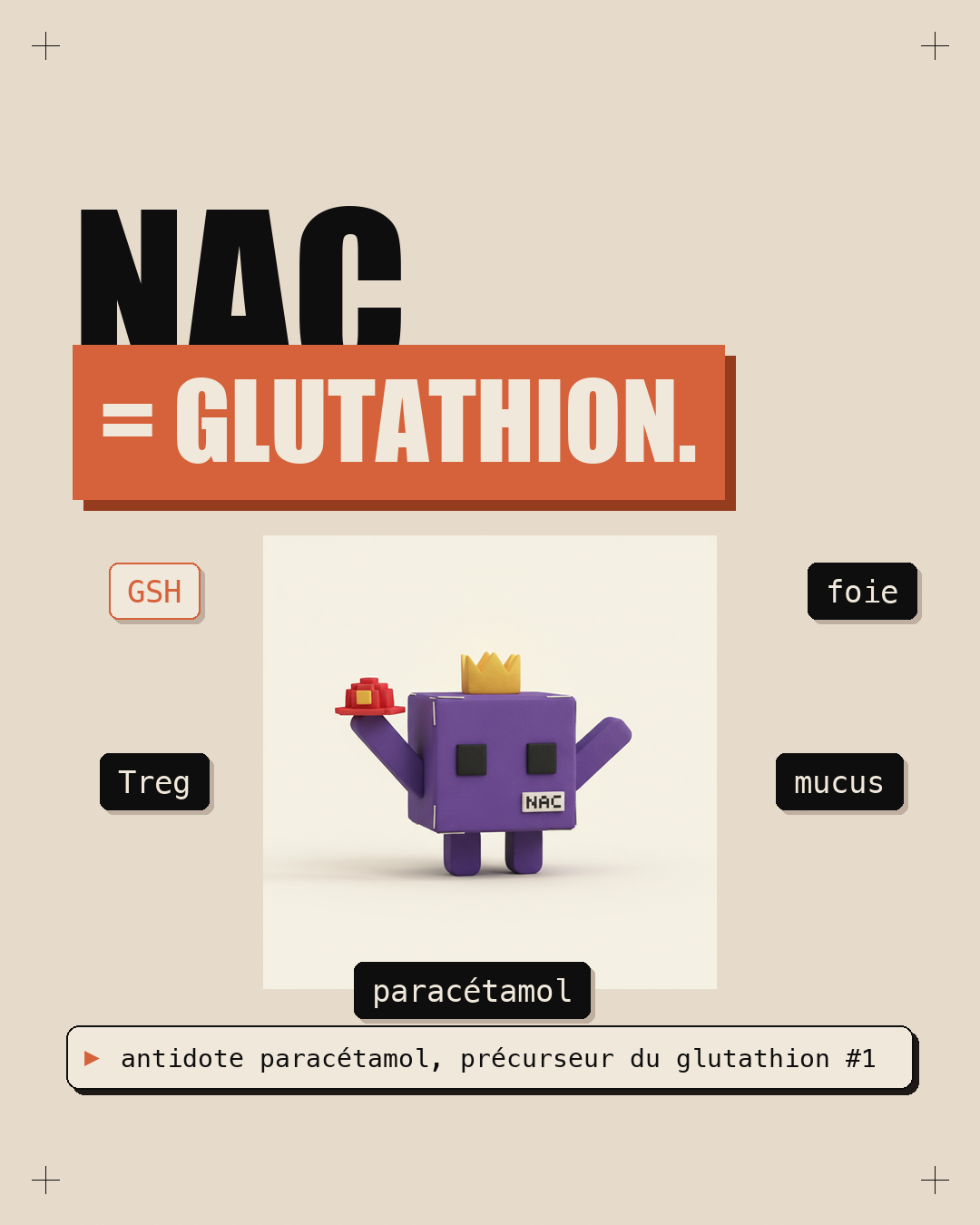NAC : le précurseur du glutathion maître