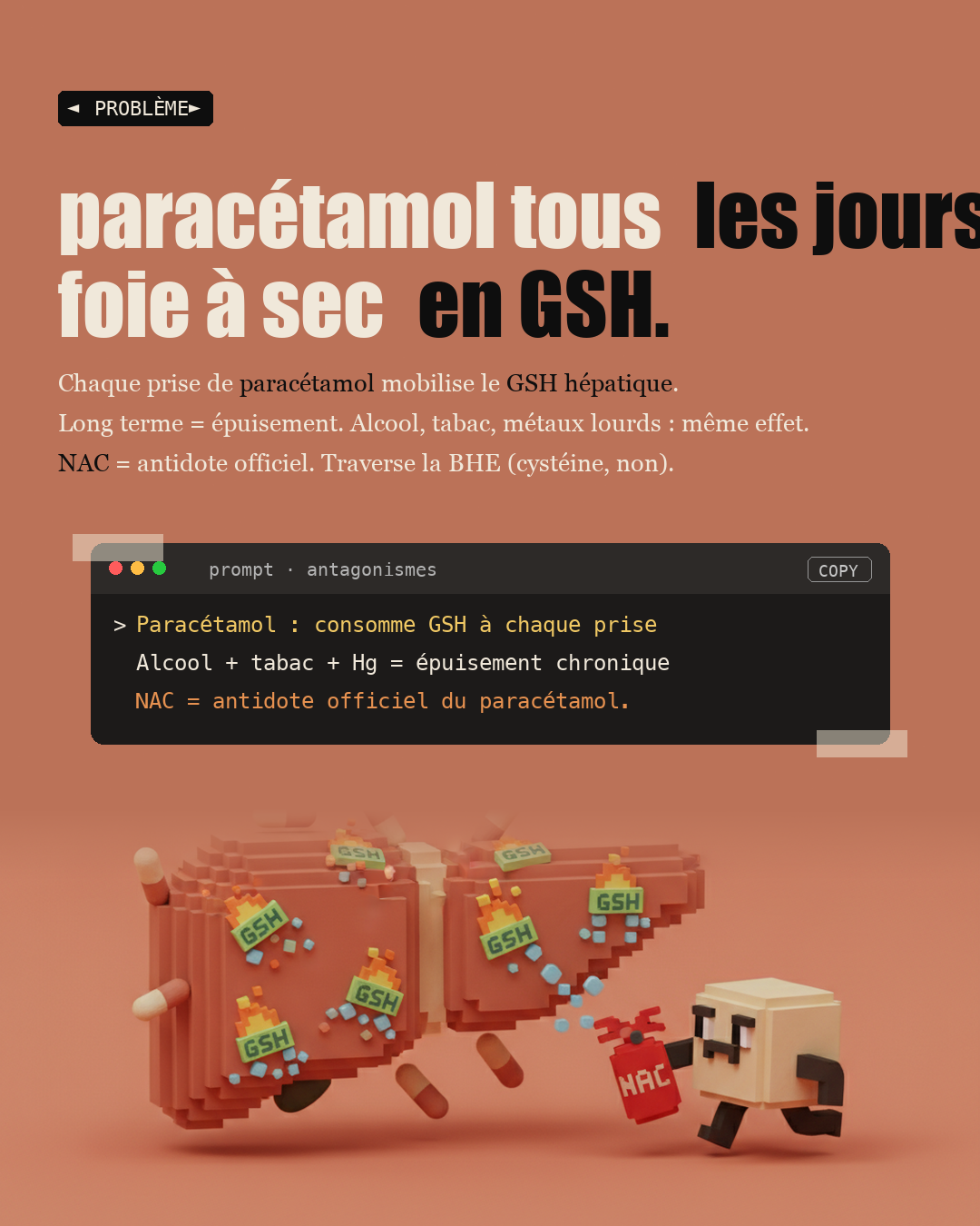 NAC : le précurseur du glutathion maître : Slide 2