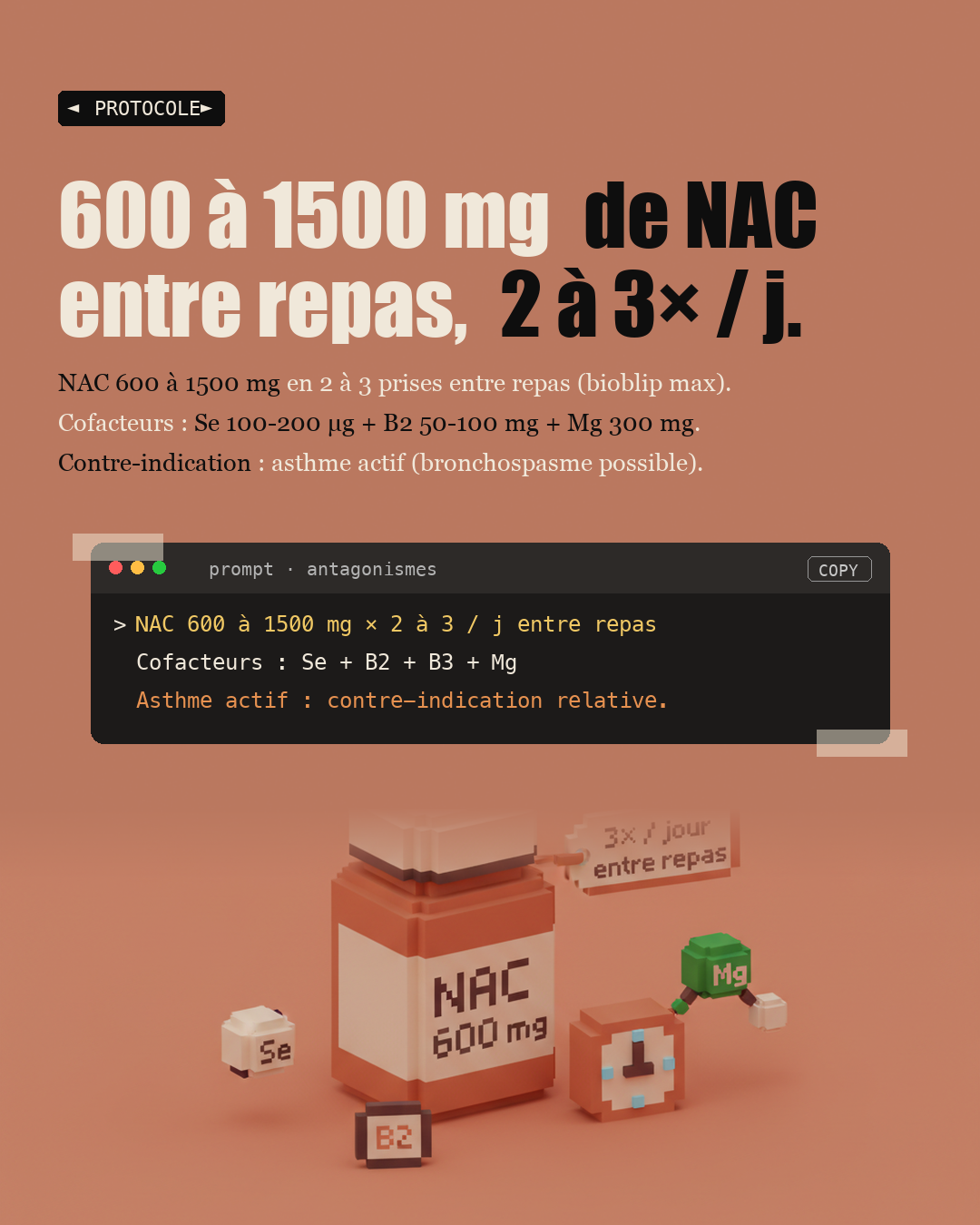 NAC : le précurseur du glutathion maître : Slide 6