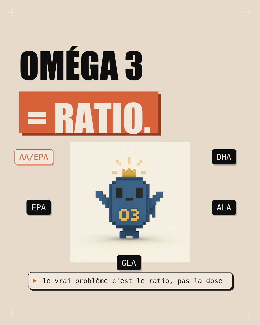 Oméga 3 : le ratio 6/3 qui inflamme tout