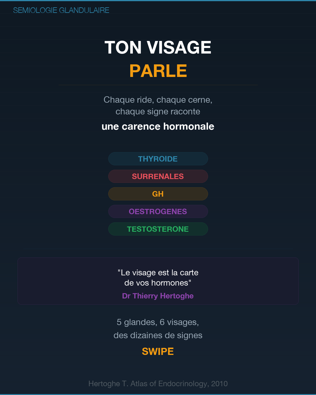 Sémiologie glandulaire : lire les signes du corps