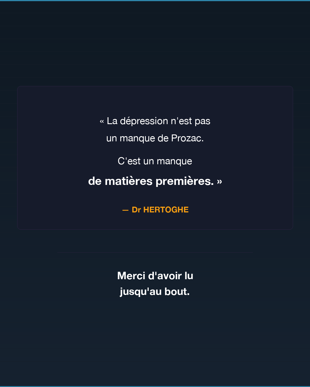 Sérotonine : la fabriquer naturellement : Slide 10