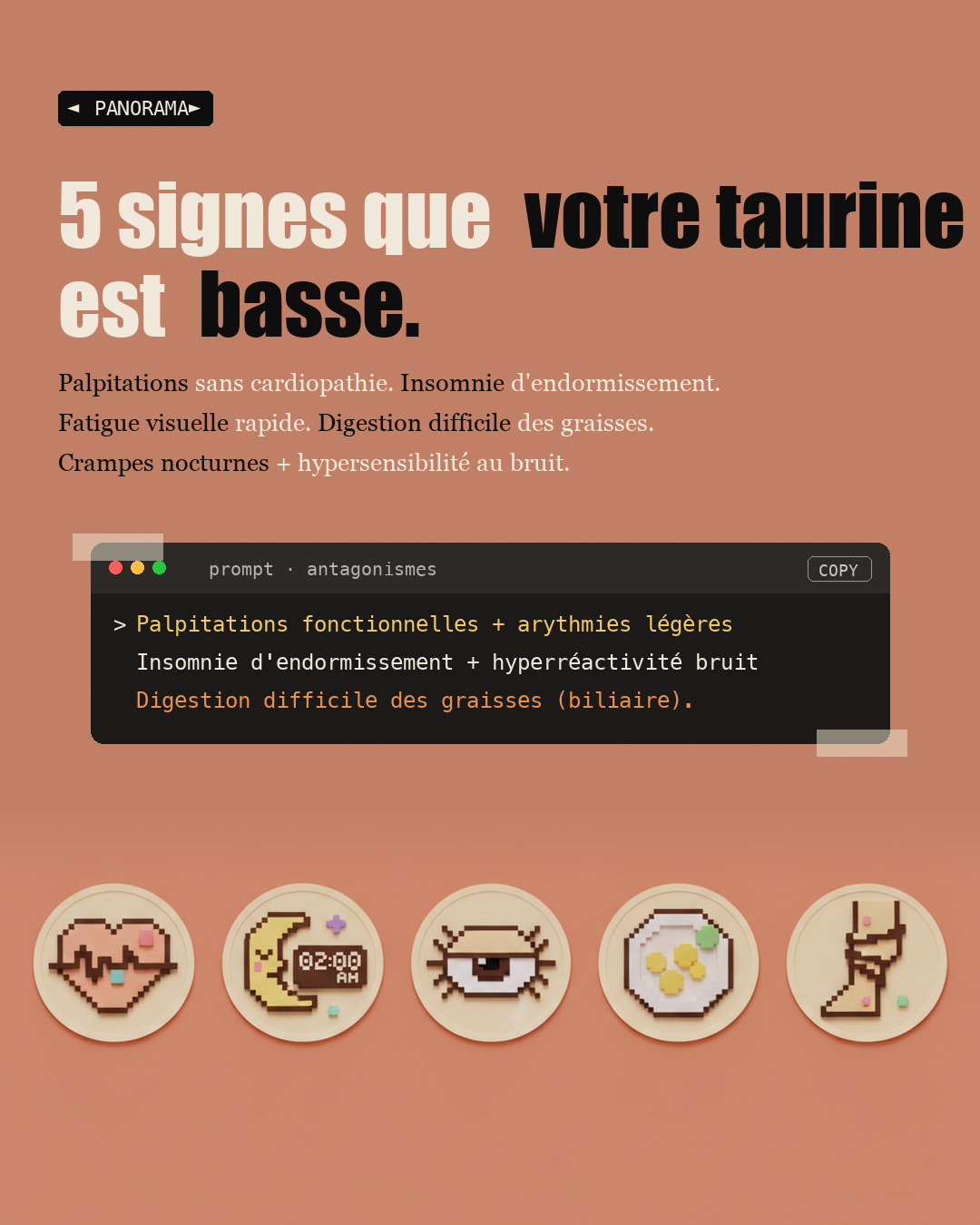 Taurine : l'acide aminé anti-âge oublié : Slide 7