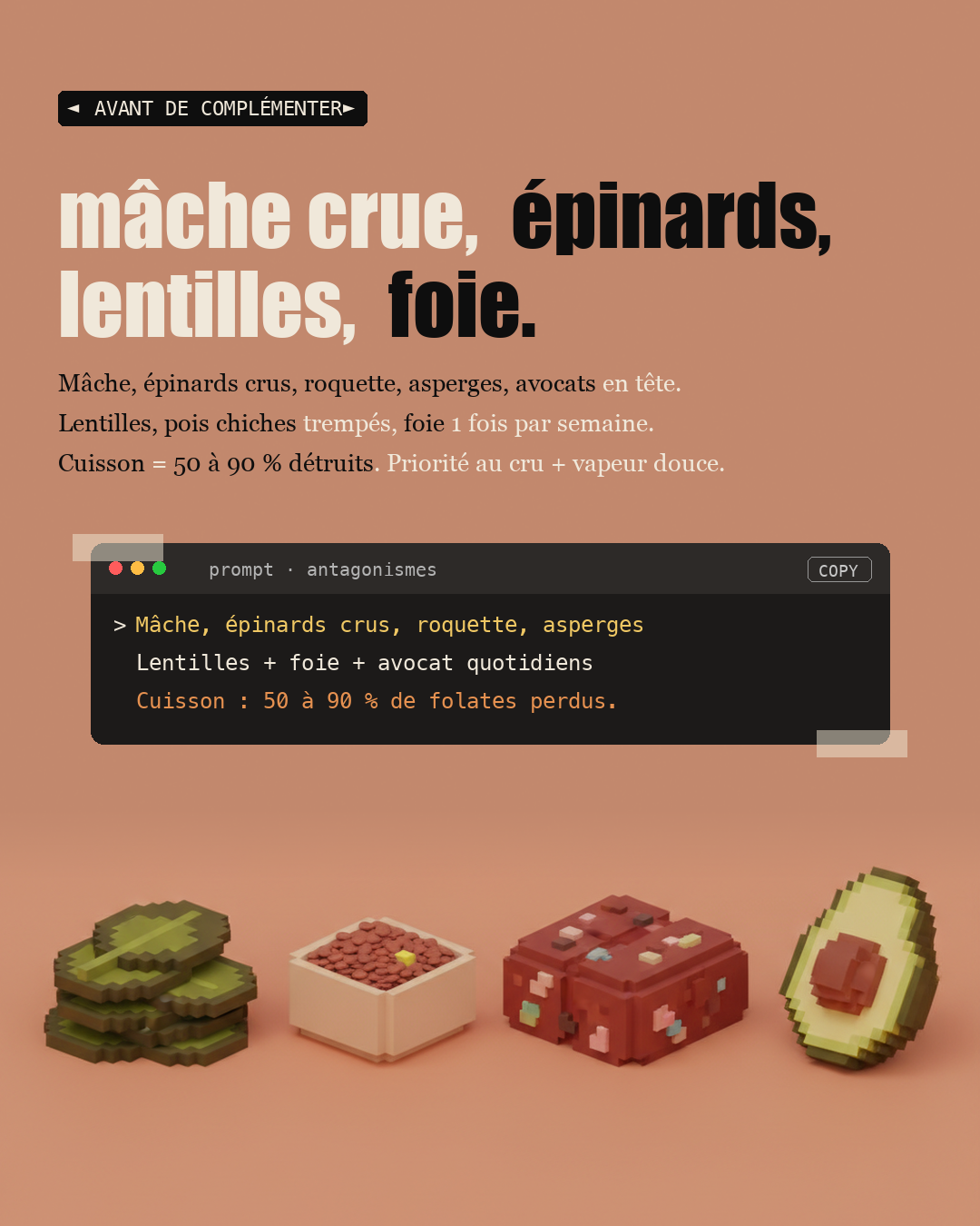 Vitamine B9 : oublie l'acide folique, prends du méthylfolate : Slide 8