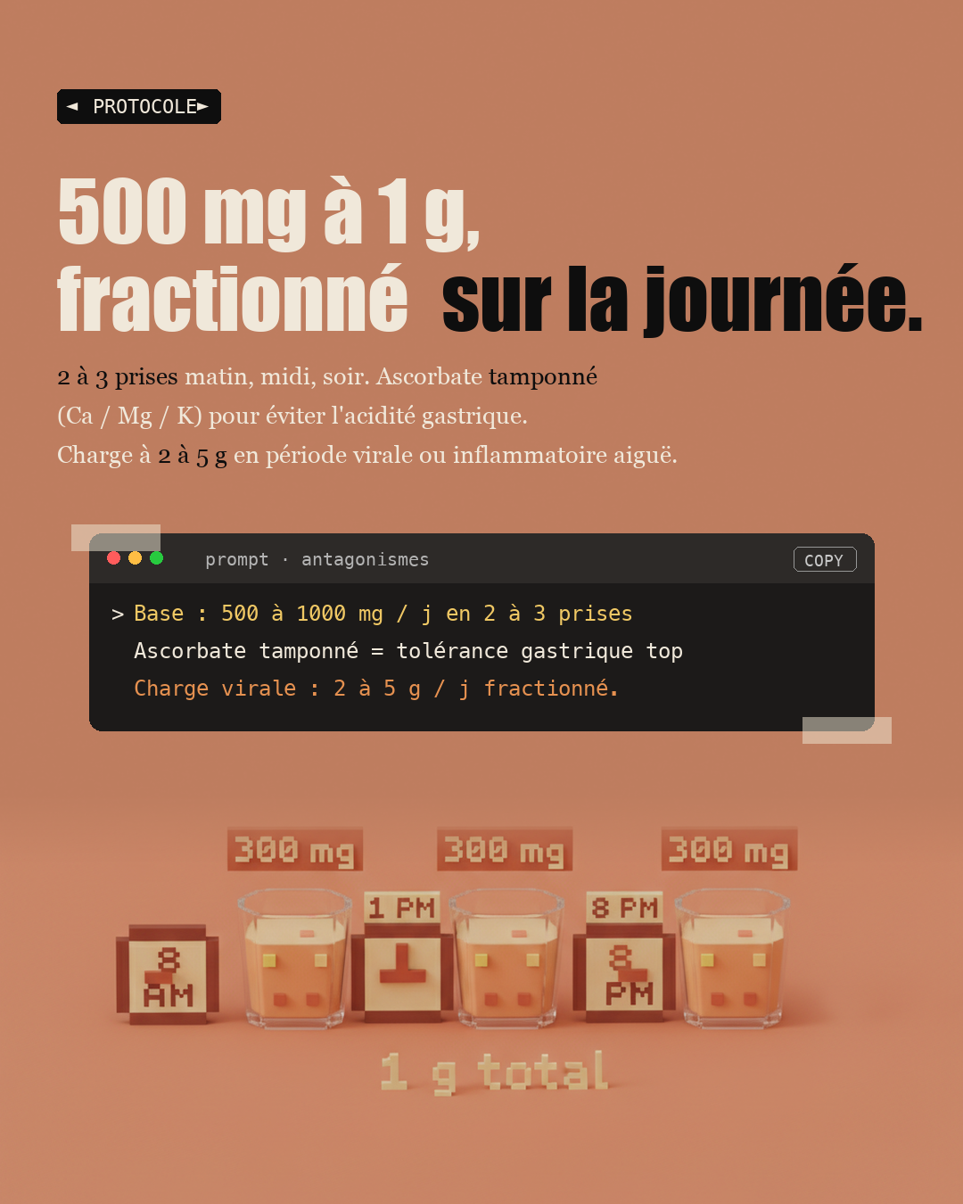 Vitamine C : les 80 mg de l'OMS ne suffisent pas : Slide 6
